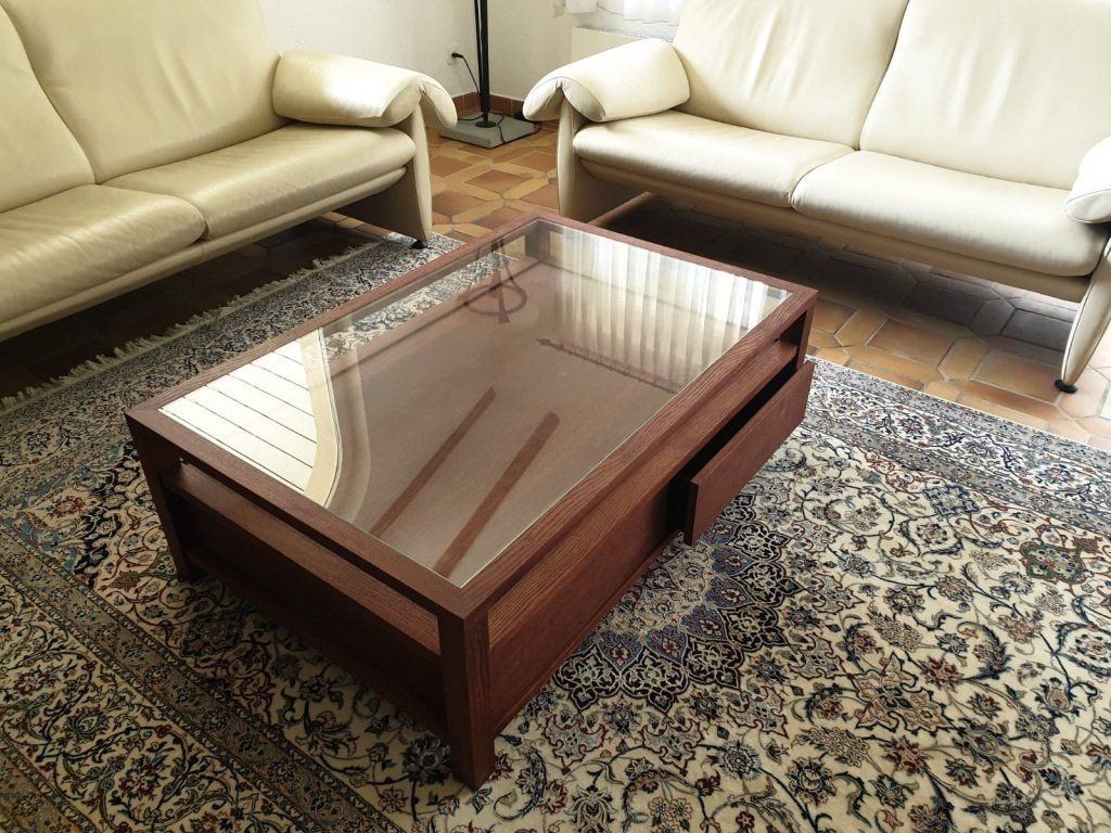 table basse menuiserie luquiens