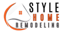 A logo for a company called style home remodeling