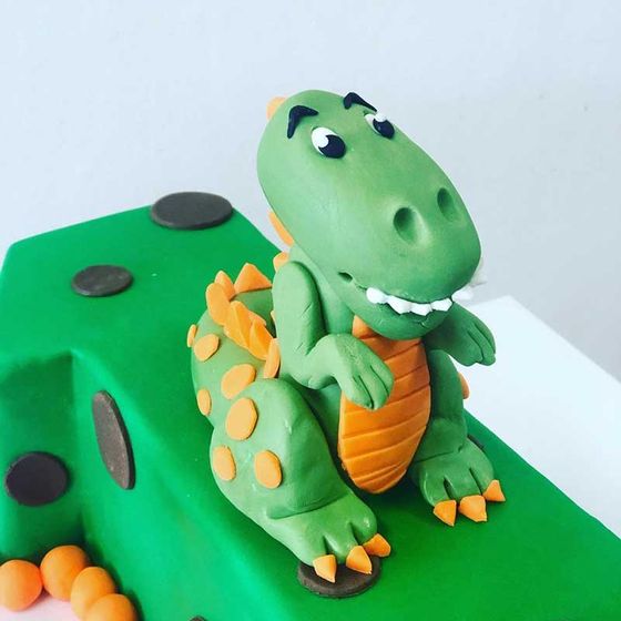 tortoise first birthday cake
