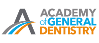 the logo for the academy of general dentistry .