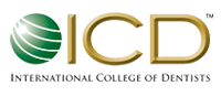 the logo for the international college of dentists