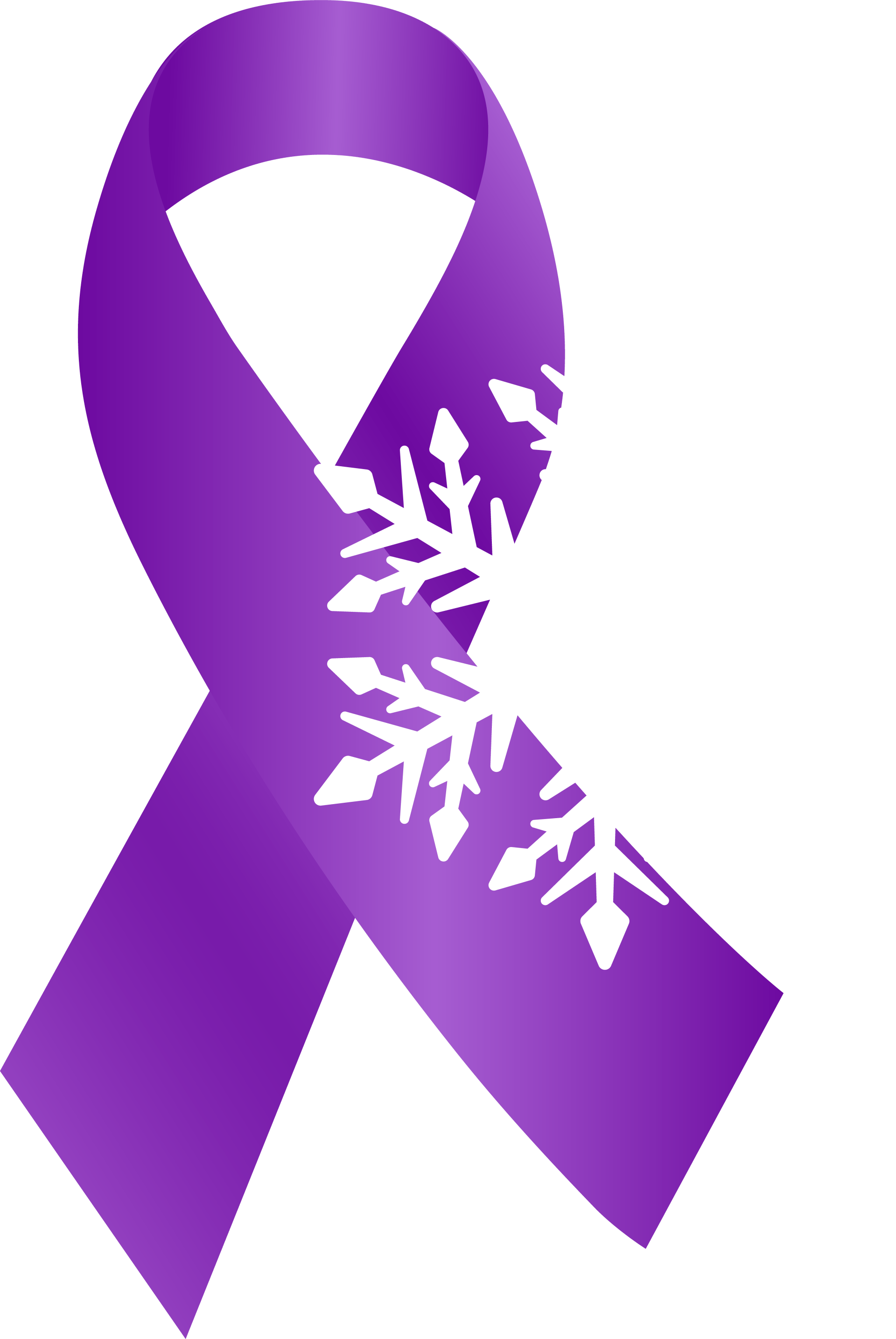 Adams Sarcoidosis Awareness purple ribbon