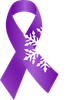 Adams Sarcoidosis Awareness purple ribbon
