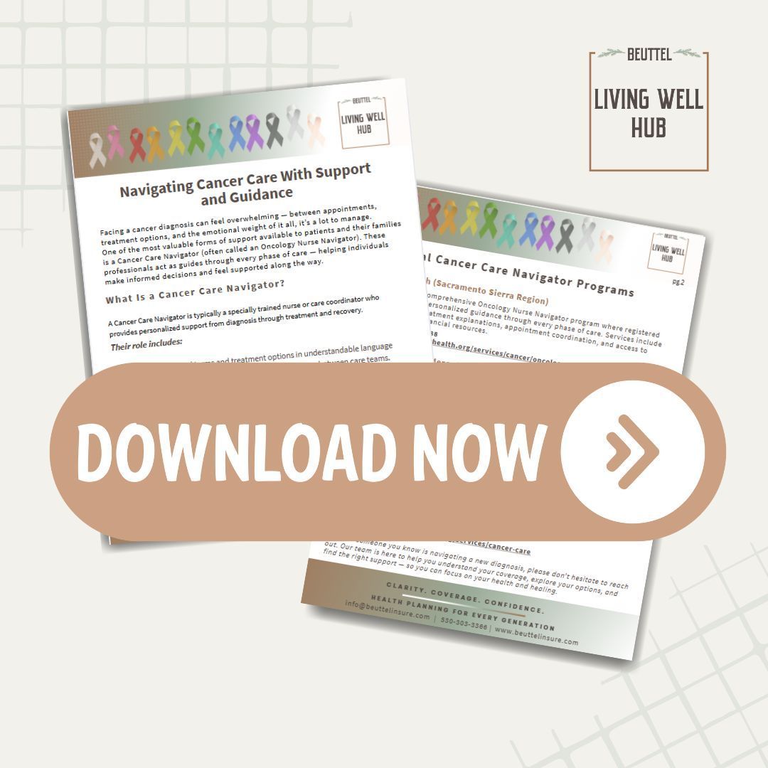 Download button over a document about nutrition and well-being.