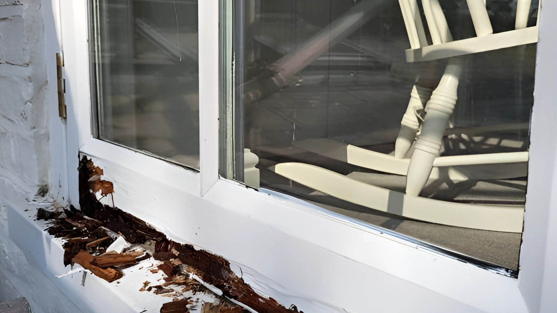 rotten exterior door trim