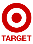 Target logo with red bullseye and red “TARGET” text on white background