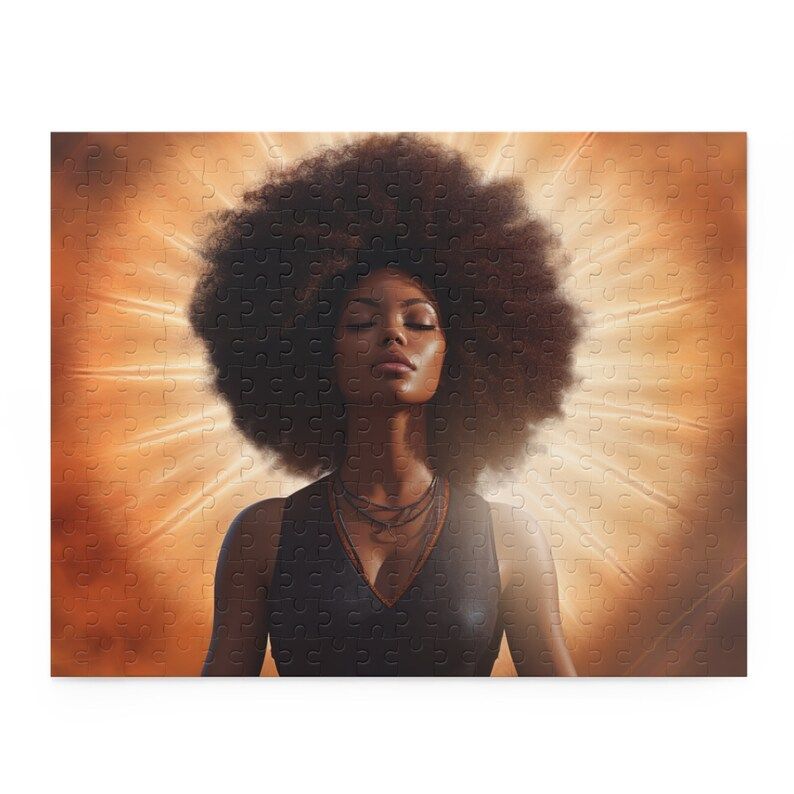 Black Queen Meditate Puzzle (120, 252, 500-Piece)