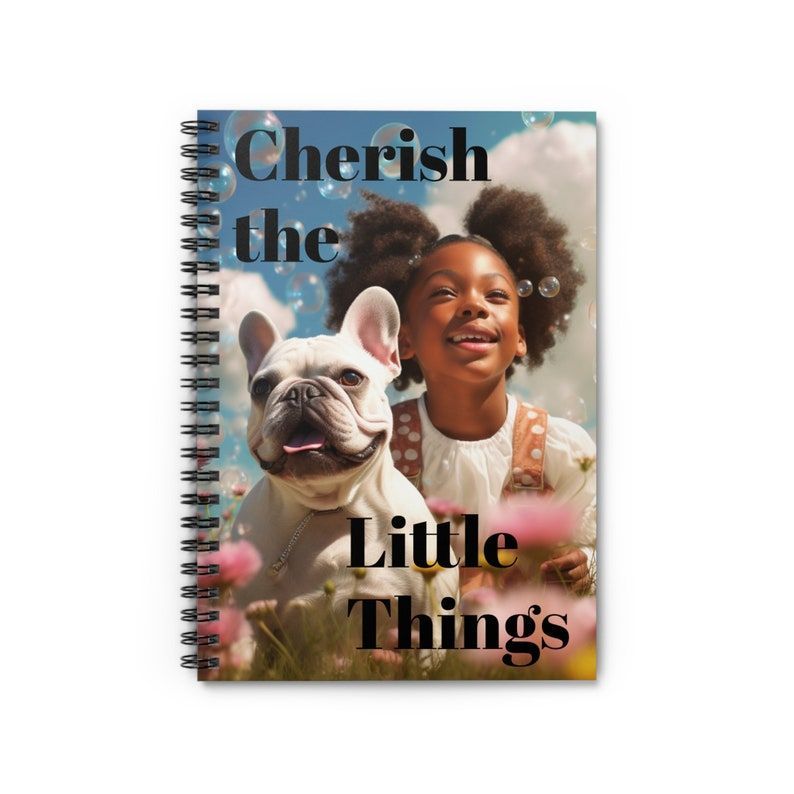 Spiral Notebook - Ruled Line Cherish the Little Things