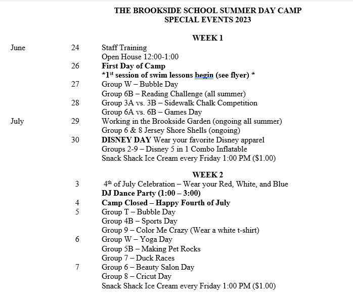 Elementary School Wall Township NJ The Brookside School