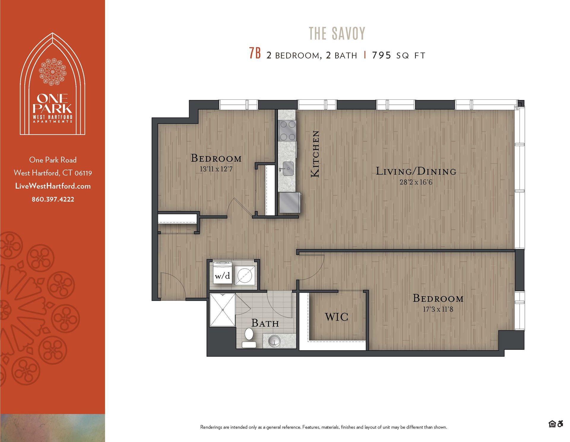 A floor plan of a house called the savoy