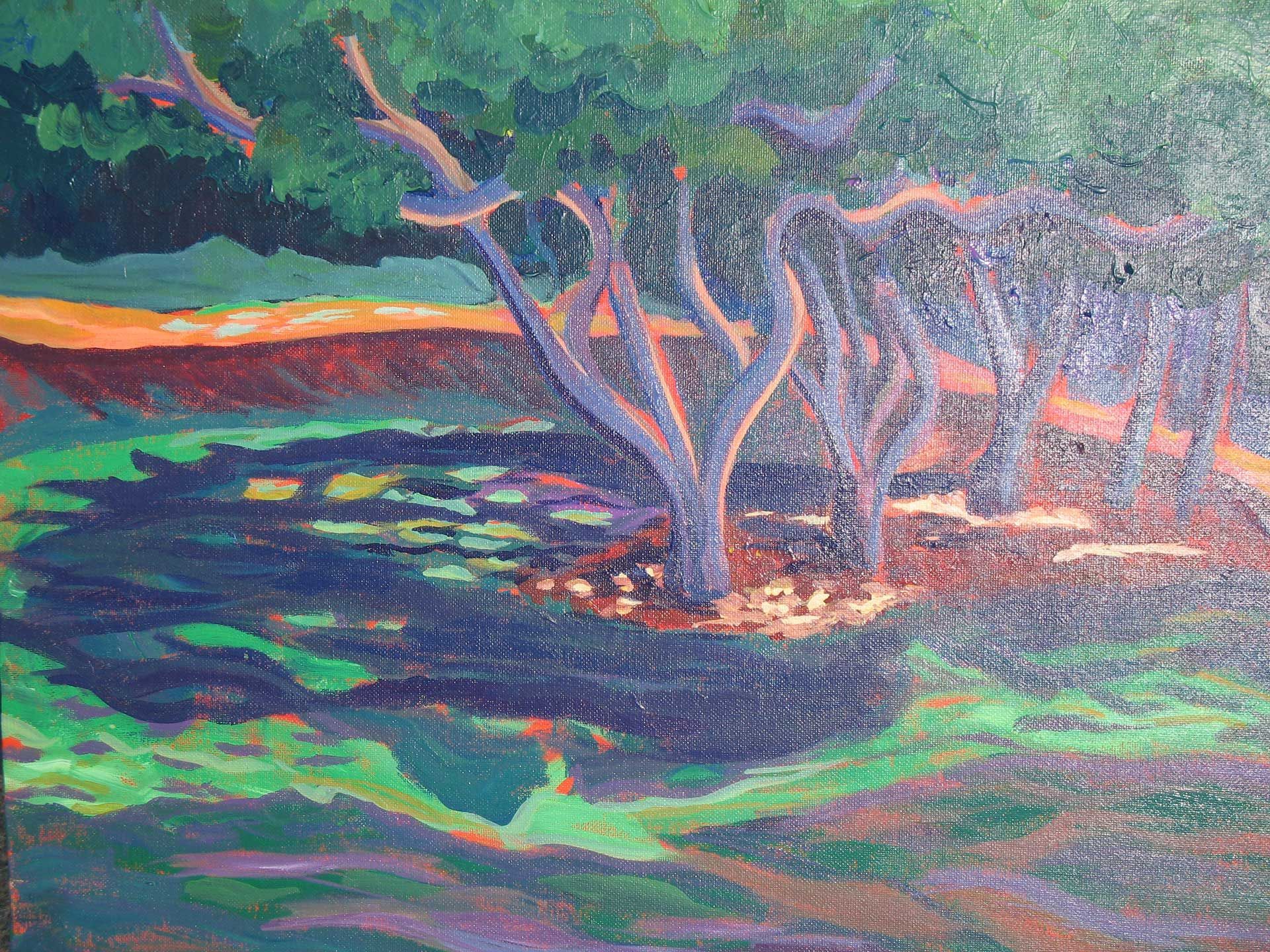 A painting of a Star tree 