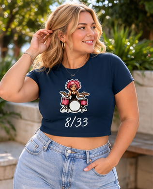 Women's Female Drummer Crop