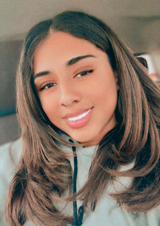 chanelle nieto smiling at the camera