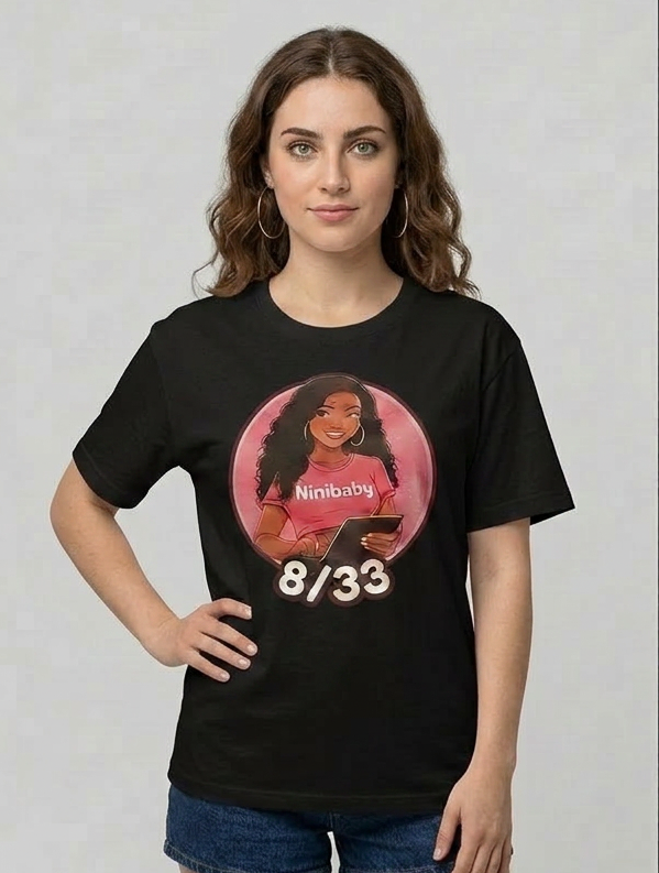 Women's 8/33 Graphic Crop & Regular Shirt