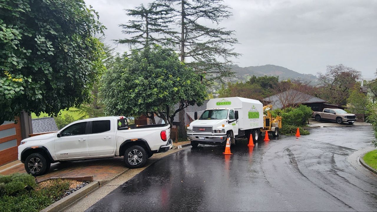 working under the rain
