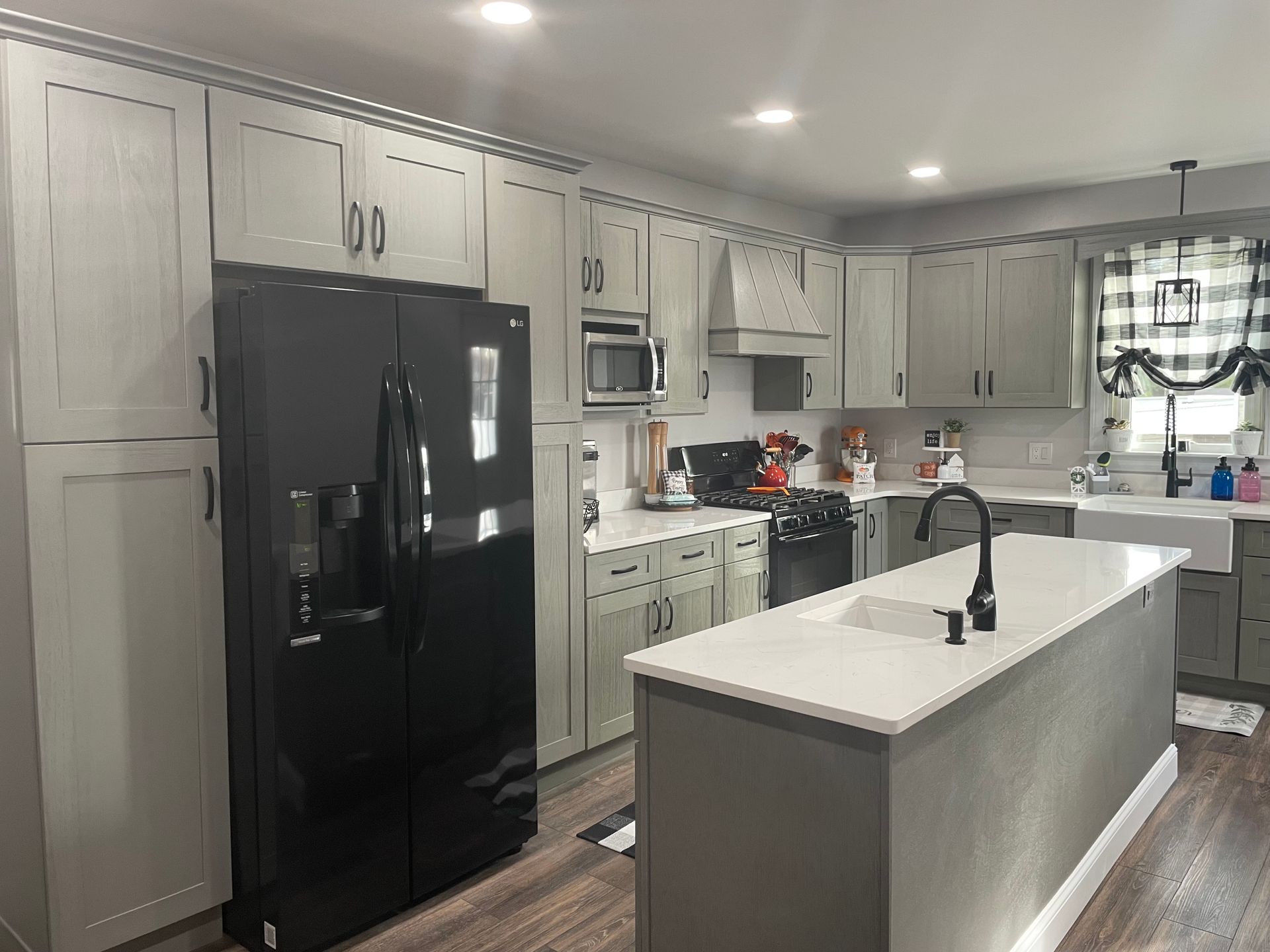 Kitchen With Island Countertop — Enola, PA — Inspire Home Remodeling