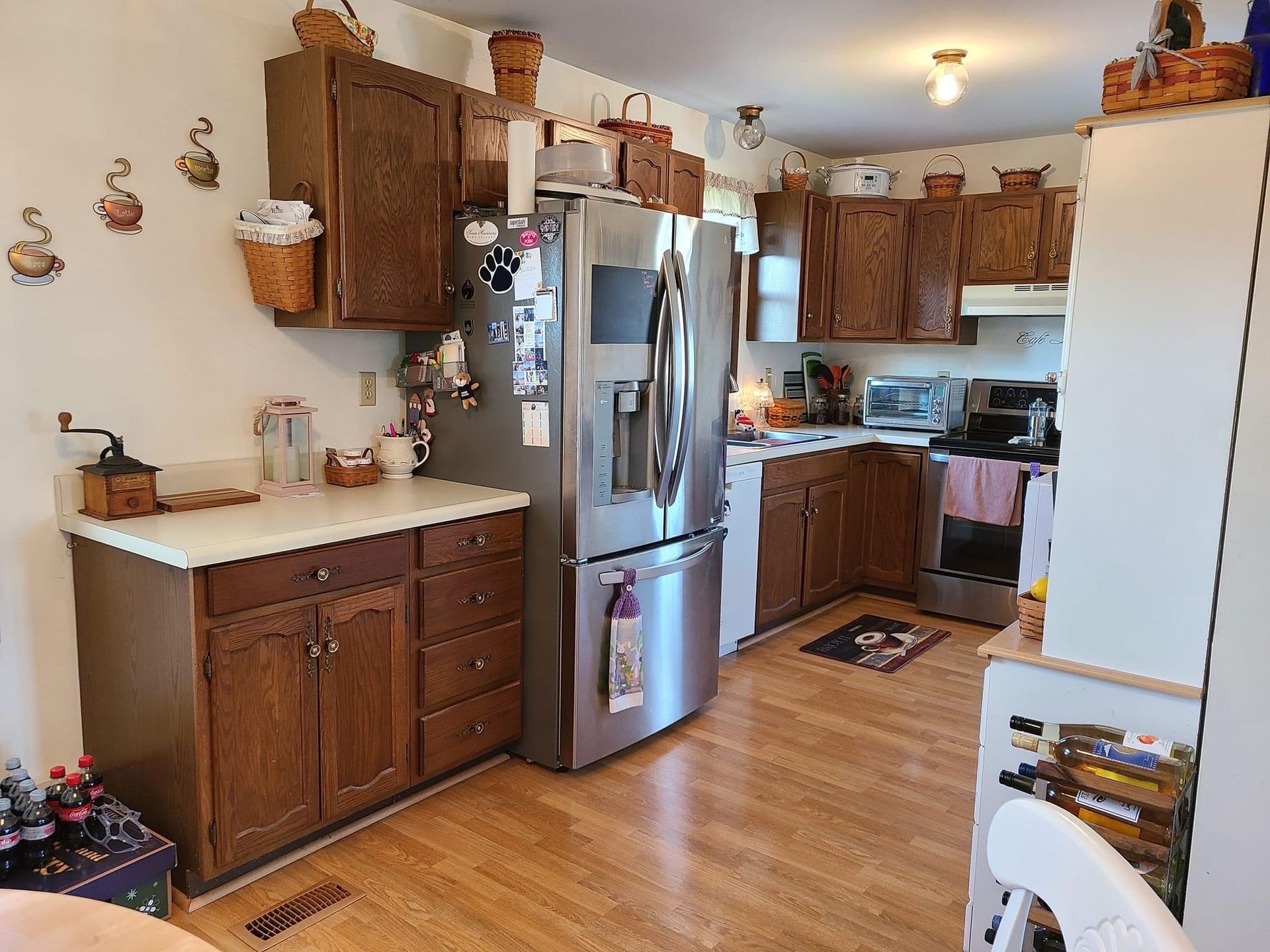 Kitchen With Dark Wooden Cabinets — Enola, PA — Inspire Home Remodeling
