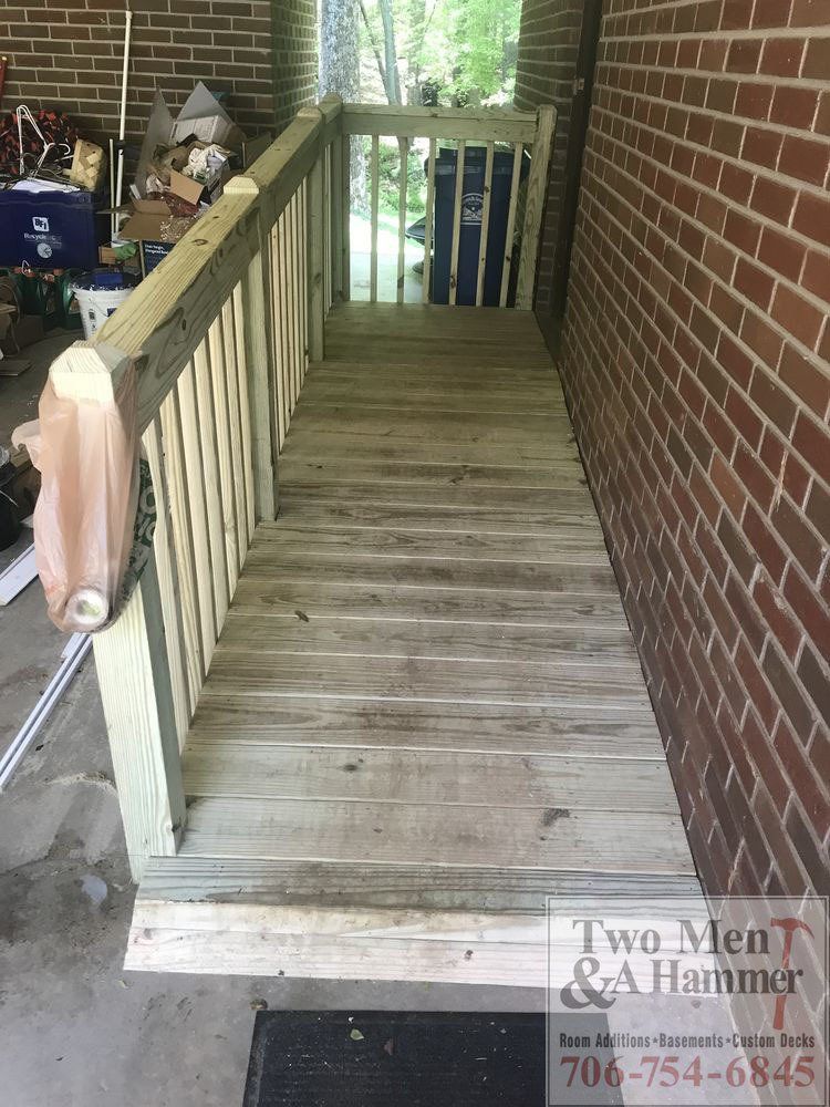 House with additional handicap ramps