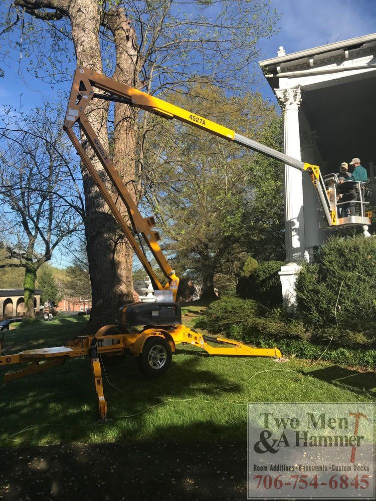 This was a remodel on the Charm House in Clarkesville, GA. Historical landmark.