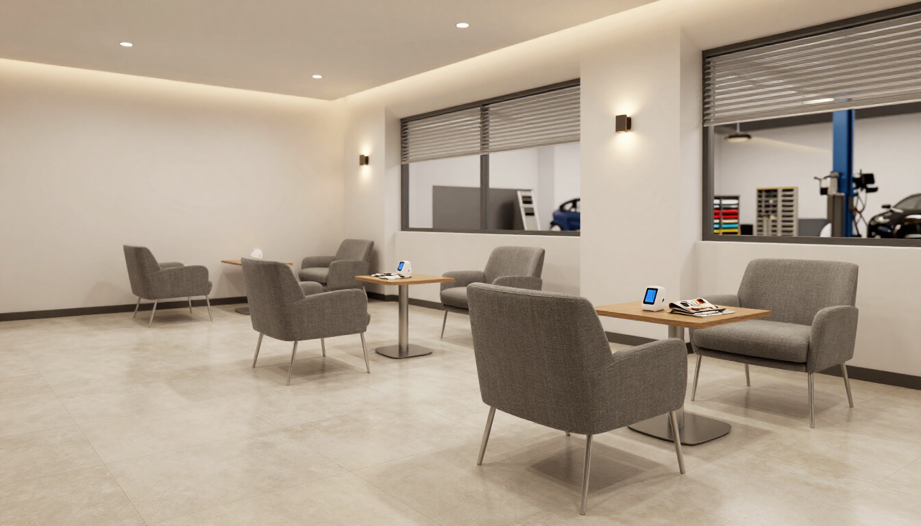 Auto Shop Waiting Area