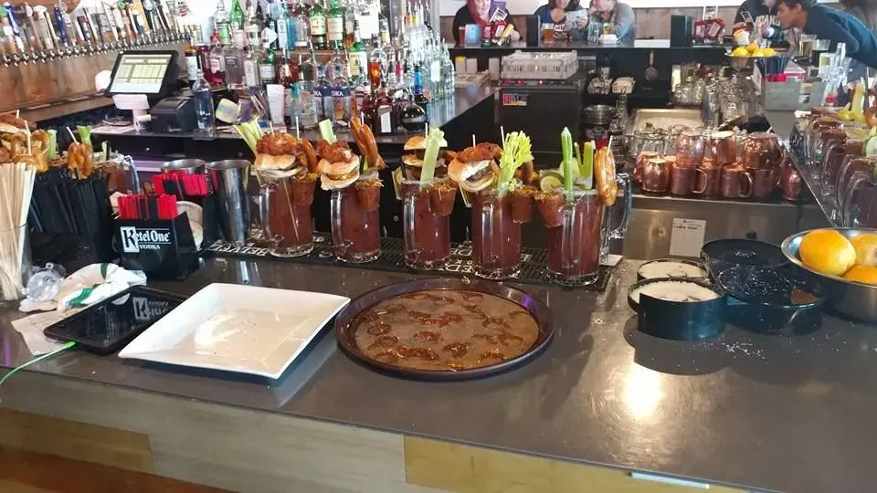 Set of Drinks on Table