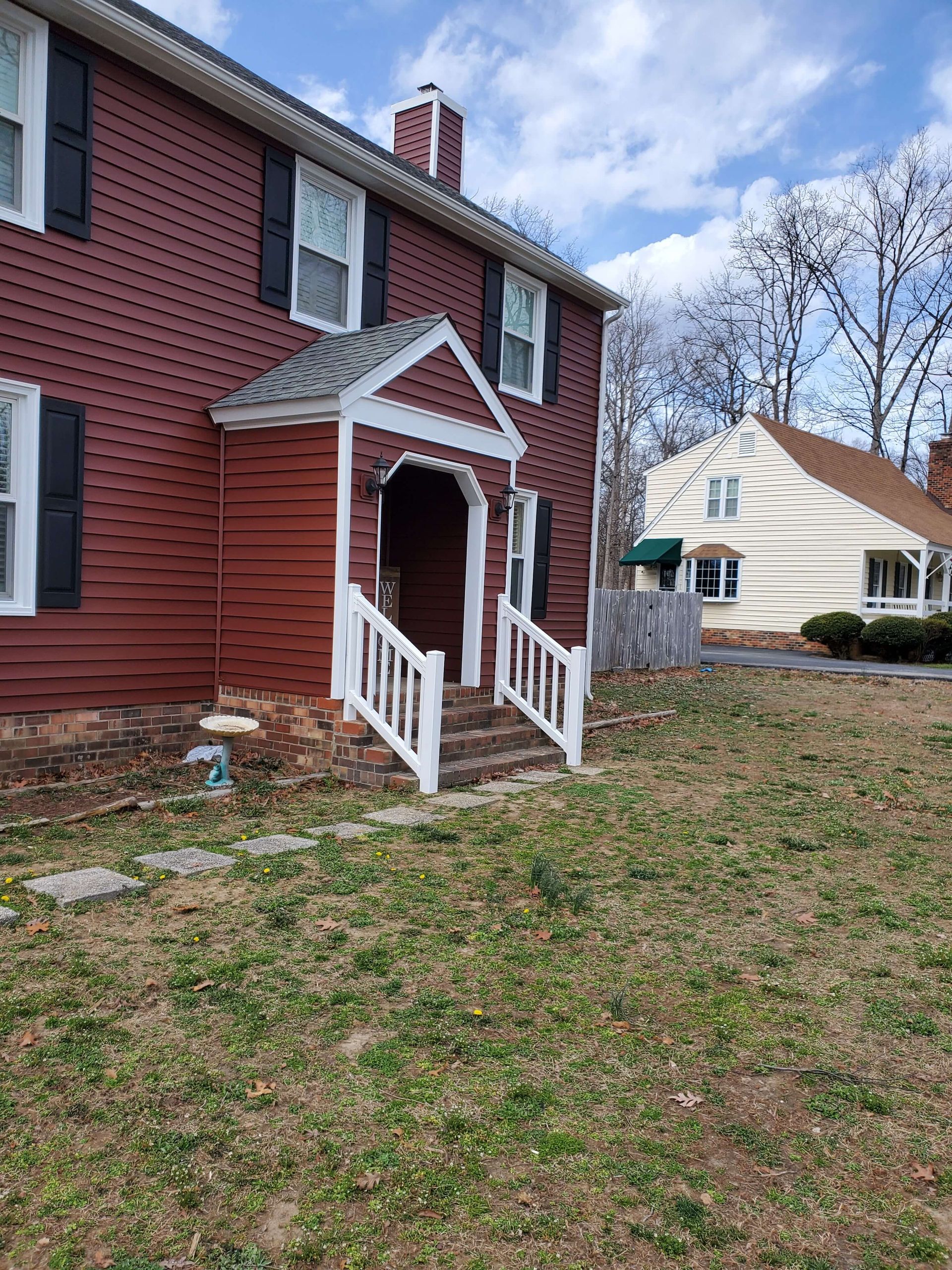 vinyl siding, vinyl railings, window contractor, siding company richmond va