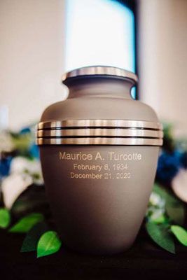Martens Warman Funeral Home Urn