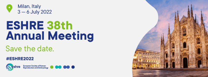 banner for 38th annual meeting of ESHRE