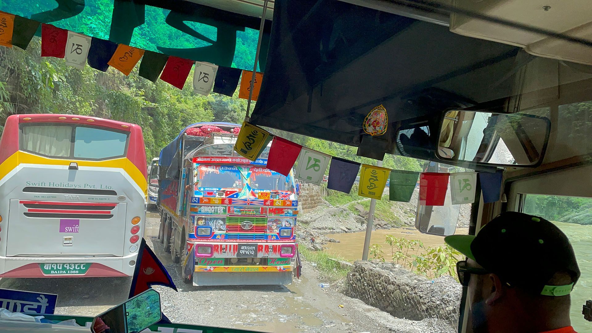Bus trip Kathmandu Pokhara
