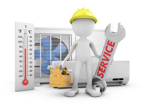 AC Repair — Adjusting Air Conditioner in Phoenix, AZ