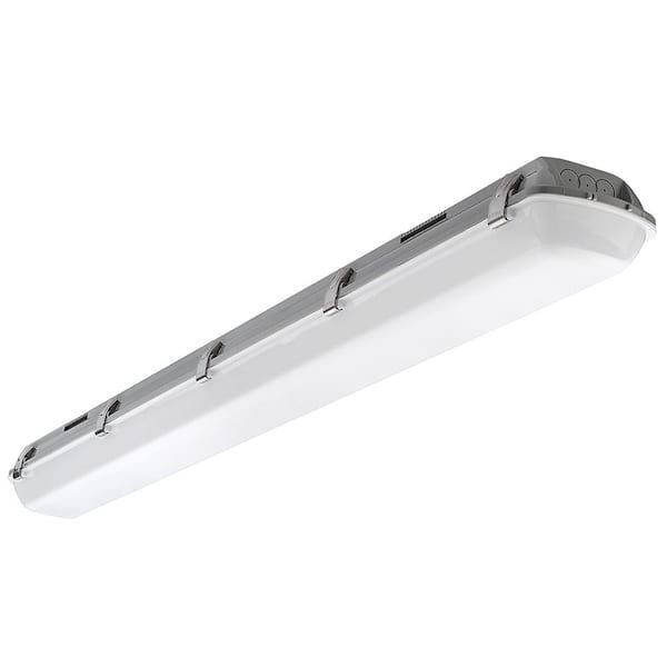 A ceiling light with a white light inside of it.