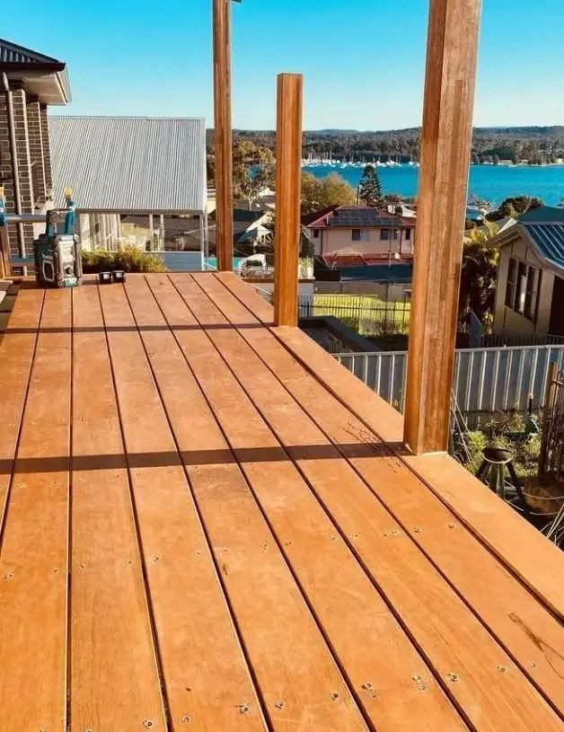 Wooden Patios With a View of the Water — Kalora Carpentry & Restorations in Charlestown, NSW