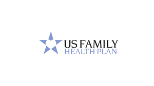 US Family Health Plan logo: a blue star graphic next to text 