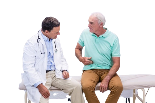 gastro pain patient