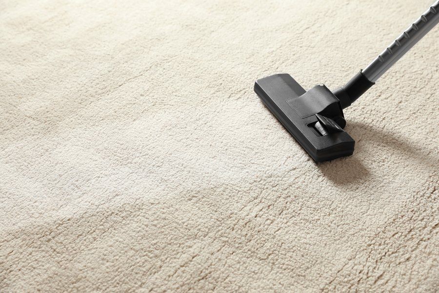 vacuum cleaner in the rug