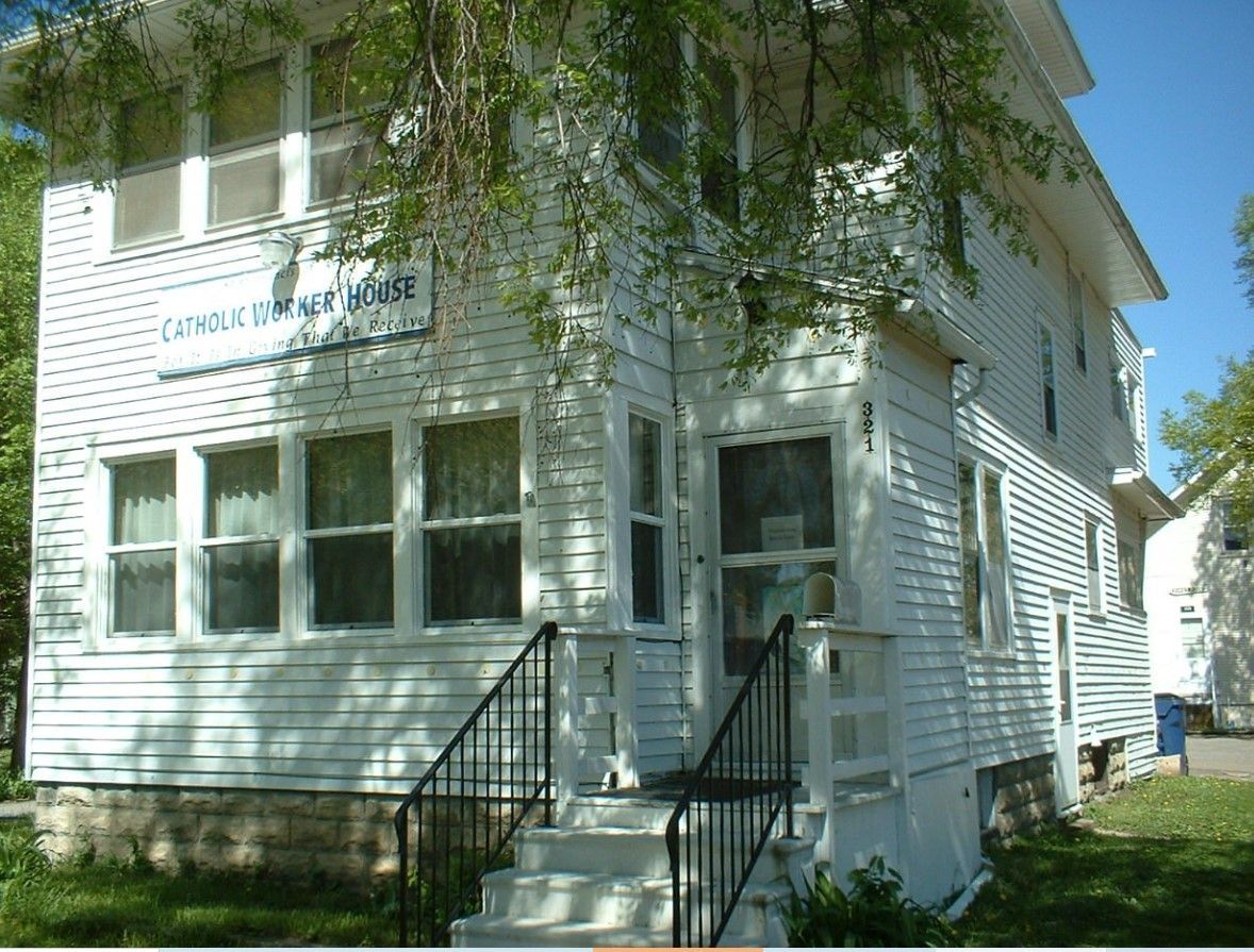 Photo of the exterior of Catholic Worker House in Waterloo 