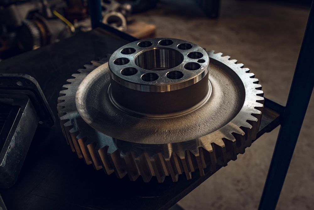 A Close Up Of A Metal Gear On A Table — Crossway Wreckers & Mechanical In Gordonvale, QLD