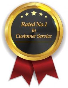 Rated No.1 in Customer Service