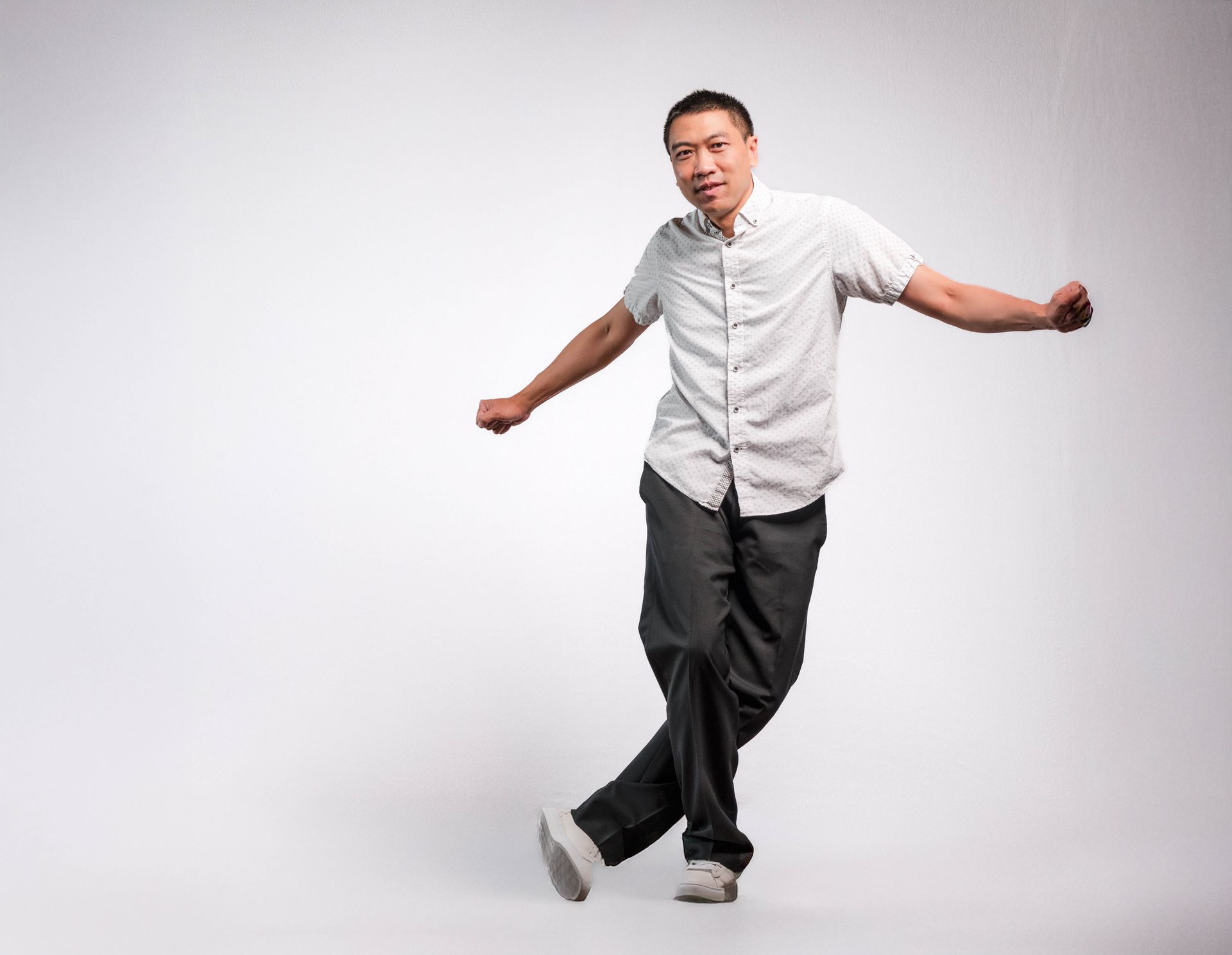 Kim dancing freestyle