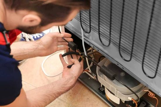 repairing refrigerator