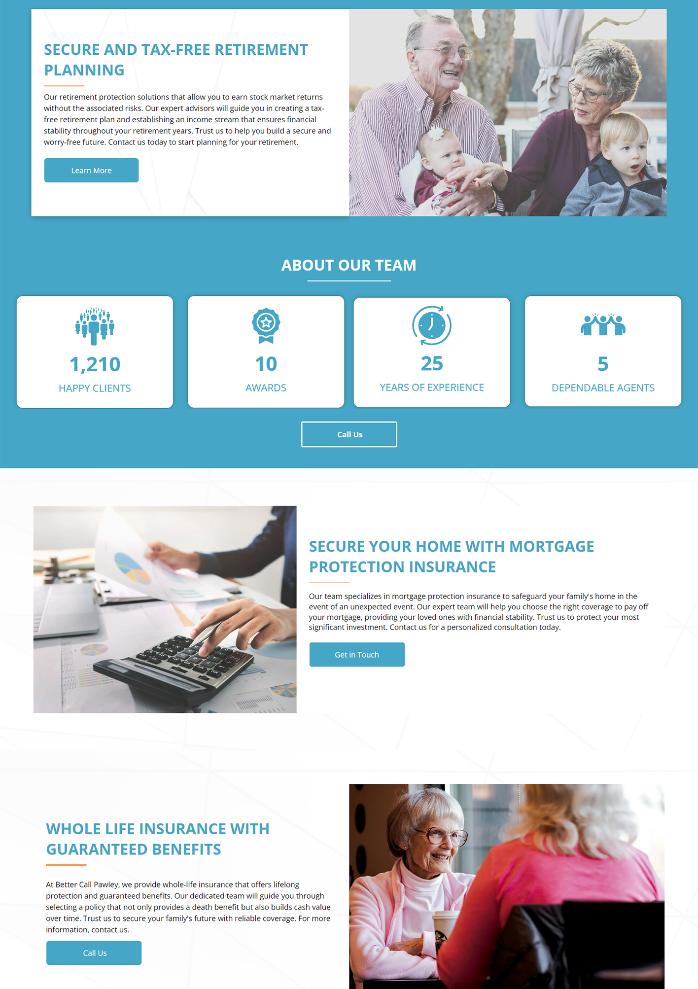 Website example loading