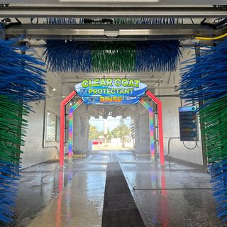 inside of soft touch car wash in Edgewater, Florida