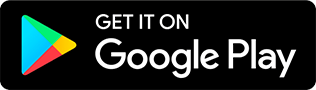 A get it on google play button on a white background.