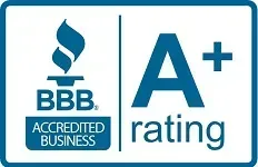 Better Business Bureau A plus rating