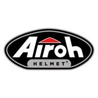 Logo per casco Airoh: ovale nero con scritta bianca 
