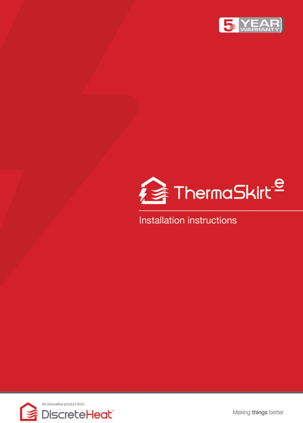 ThermaSkirt E Installation Instructions