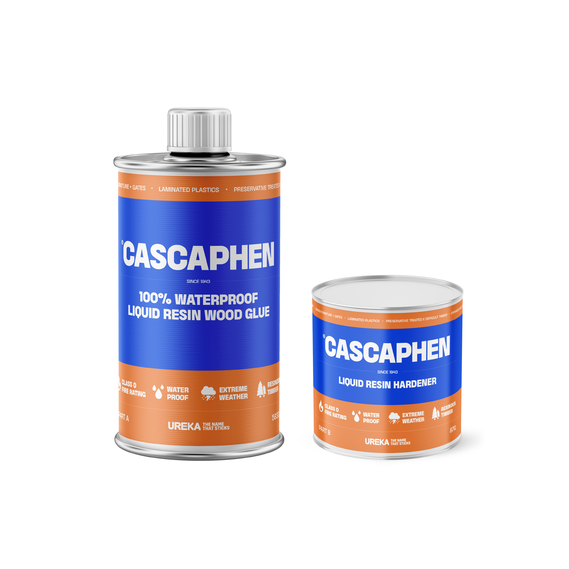 cascaphen two part resin glue