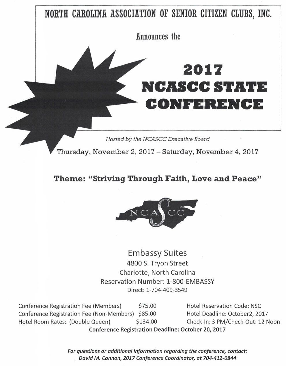 2017 NCASCC State Conference