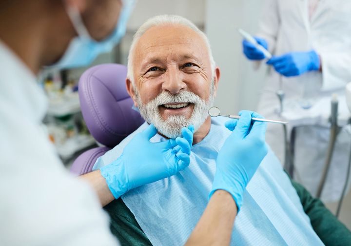 Senior Man Having Dental Treatment | Subiaco, WA | Dental on Hay