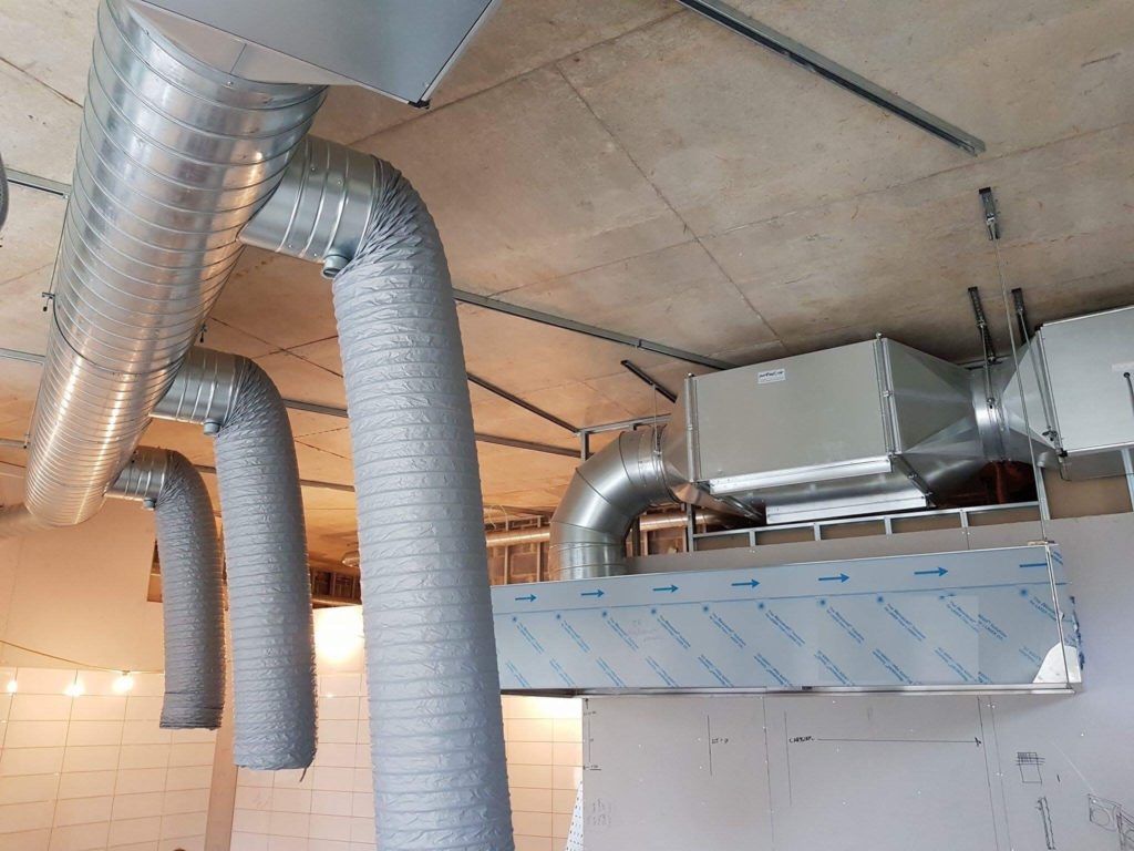 equipment on ceiling